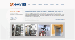 Desktop Screenshot of evyt.cz
